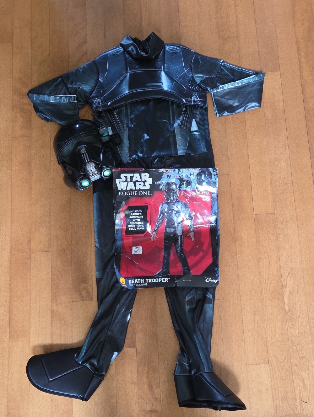 Boy Star Wars DEATH TROOPER deluxe Costume No Belt Size Sm